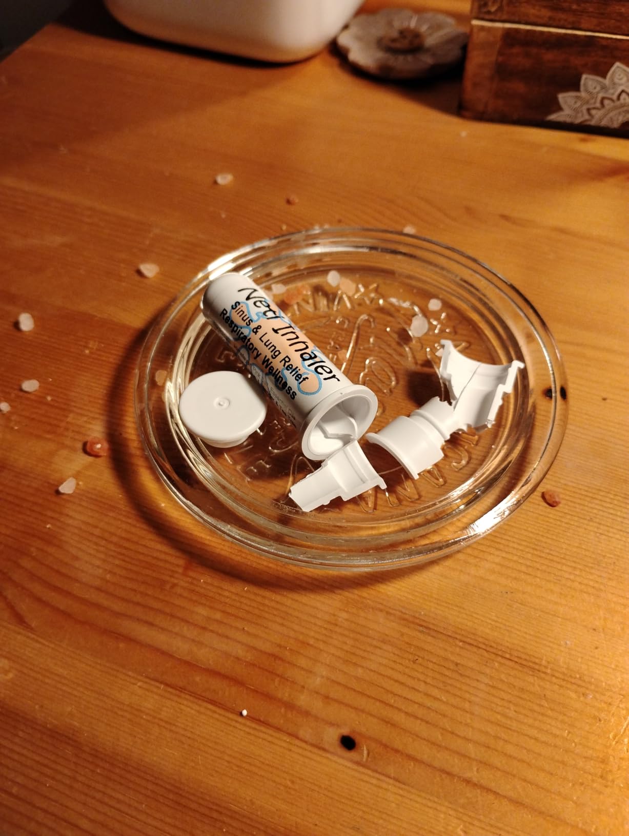 Urban ReLeaf NETI Salt Air Relief INHALER with Himalayan Salt and Botanicals, Made in USA customer photo 1
