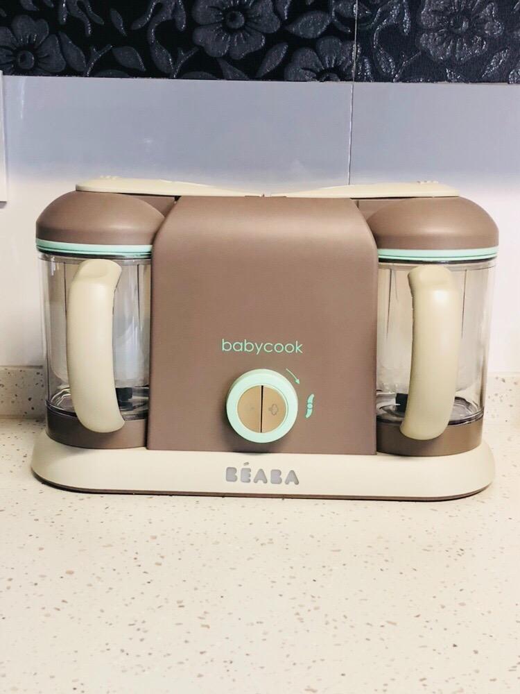 BEABA Babycook Duo 4 in 1 Baby Food Maker, Puree Steamer and Blender for Purees, Grinder with Auto Steam Cooking, Lrg 9.1 Cup Capacity, Makes 54 Servings in 20 Mins, Charcoal customer photo 2