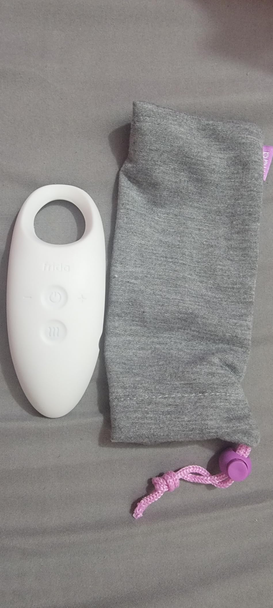 Frida Mom 2-in-1 Lactation Massager, Multiple Modes of Heat + Vibration for Clogged Milk Ducts, Increase Milk Flow, Breast Engorgement - USB Cord Included, White customer photo 1