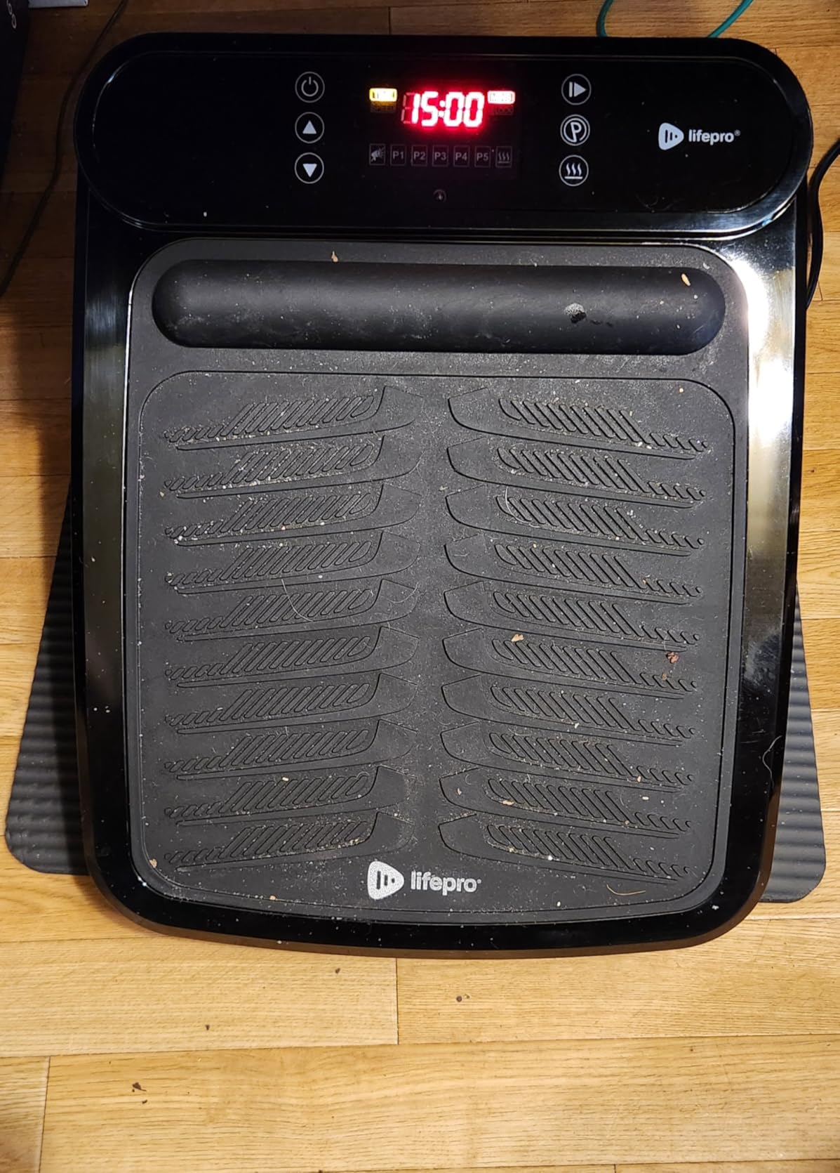 LifePro VibraFlow Feet Massager Electric Comfort & Circulation Support | Supports circulation with 30 customizable speeds, 10 preset modes, a magnetic remote holder, and dual textured pads. customer photo 2