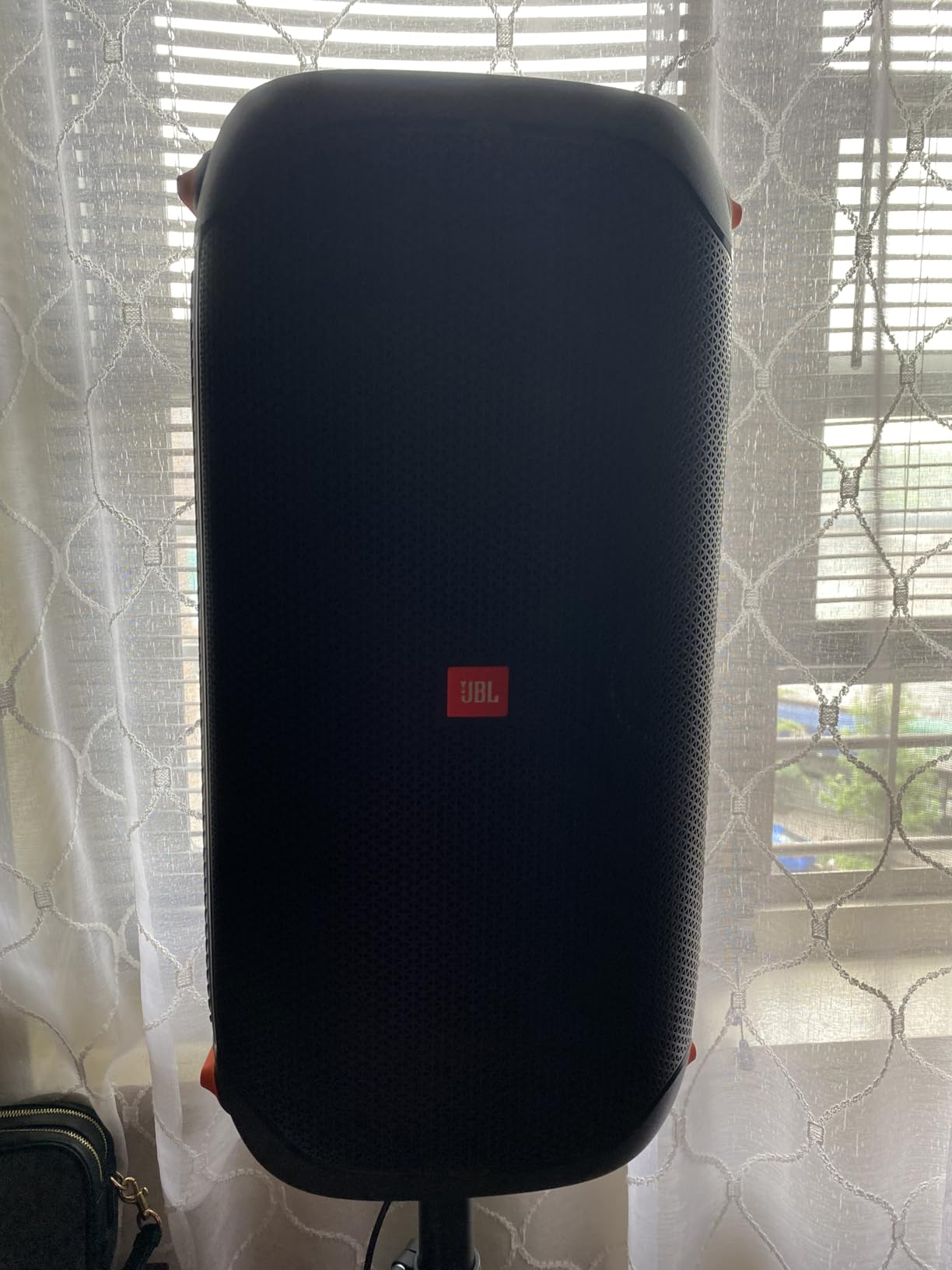 JBL PartyBox 110 - Portable Party Speaker with Built-in Lights, Powerful Sound and deep bass, Black | Powerful JBL Original Pro Sound, Dynamic light show that syncs to the beat, 12 hours of playtime, IPX4 splashproof customer photo 1