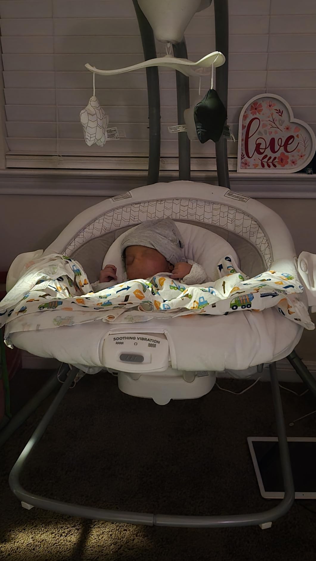 Graco DuetConnect LX Portable Baby Swing and Bouncer, Multi-Direction Baby Bouncer Seat, Multiple Swing Speeds, Redmond customer photo 1