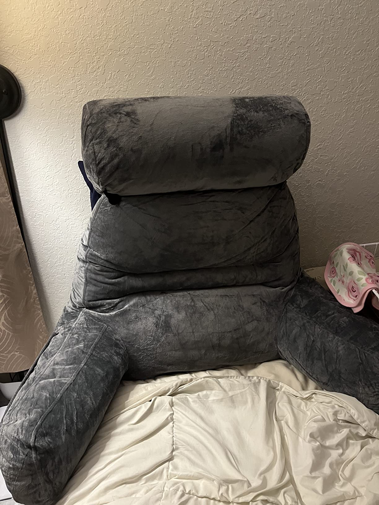 malu Floor Chair Padded w/Back Support - Japanese Chair Meditation Cushion, Comfortable Folding Backrest, Removable Easy Wash Cover (Chair, Extra Large, Forest Green) customer photo 2