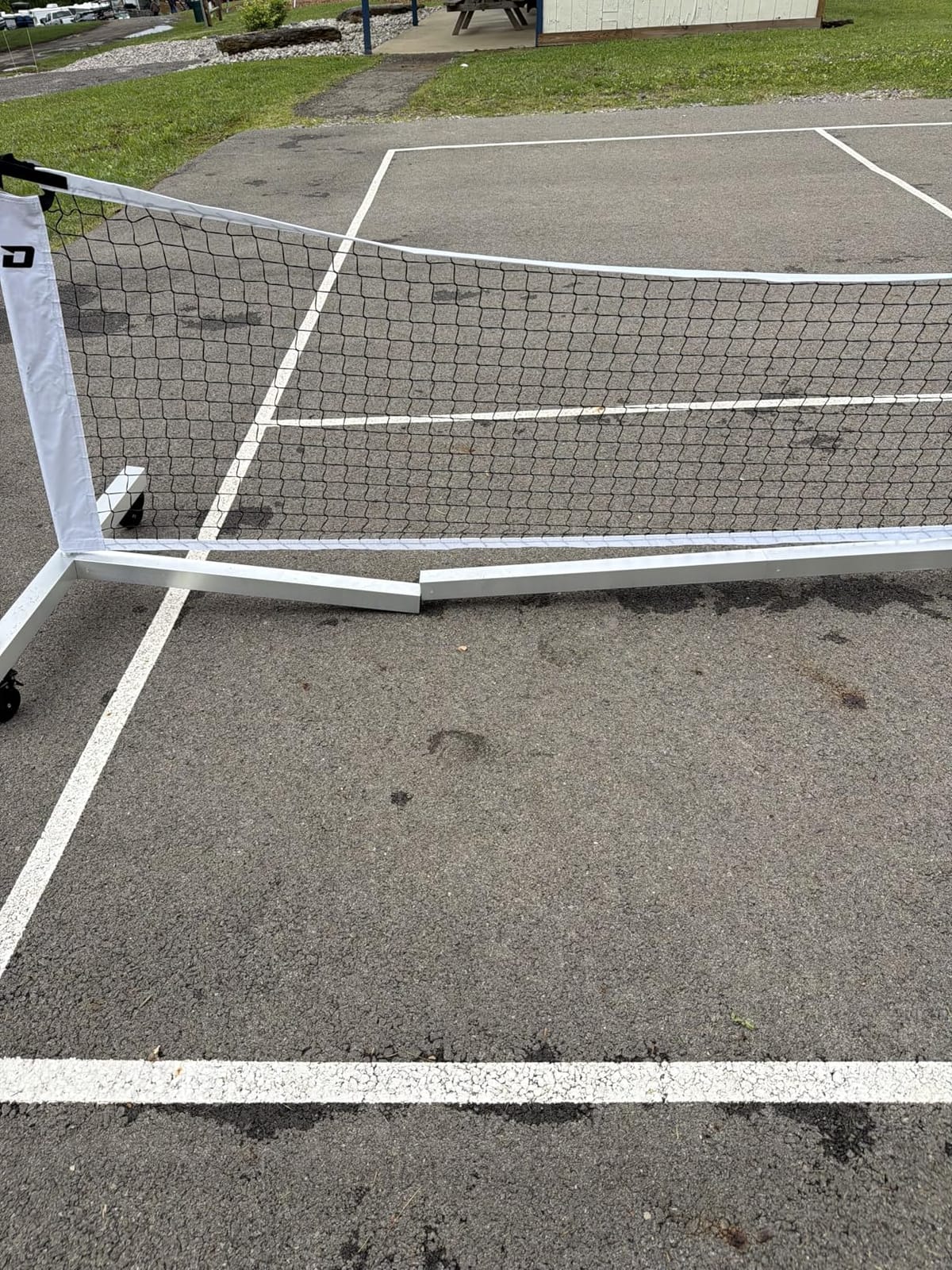 Dominator Standard Portable Pickleball Net - Indoor/Outdoor Regulation Pickleball Net - USAPA Compliant on Wheels customer photo 1