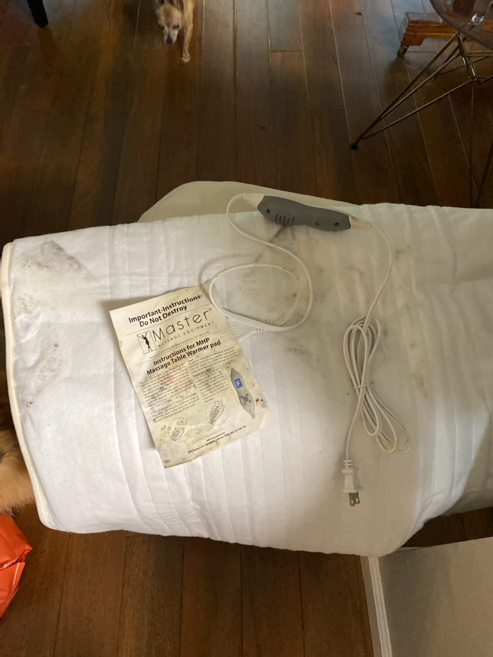 Master Massage ETL Certified Deluxe Fleece Massage Table Warmer Heater Pad Warming Therma Pad, Cream customer photo 1