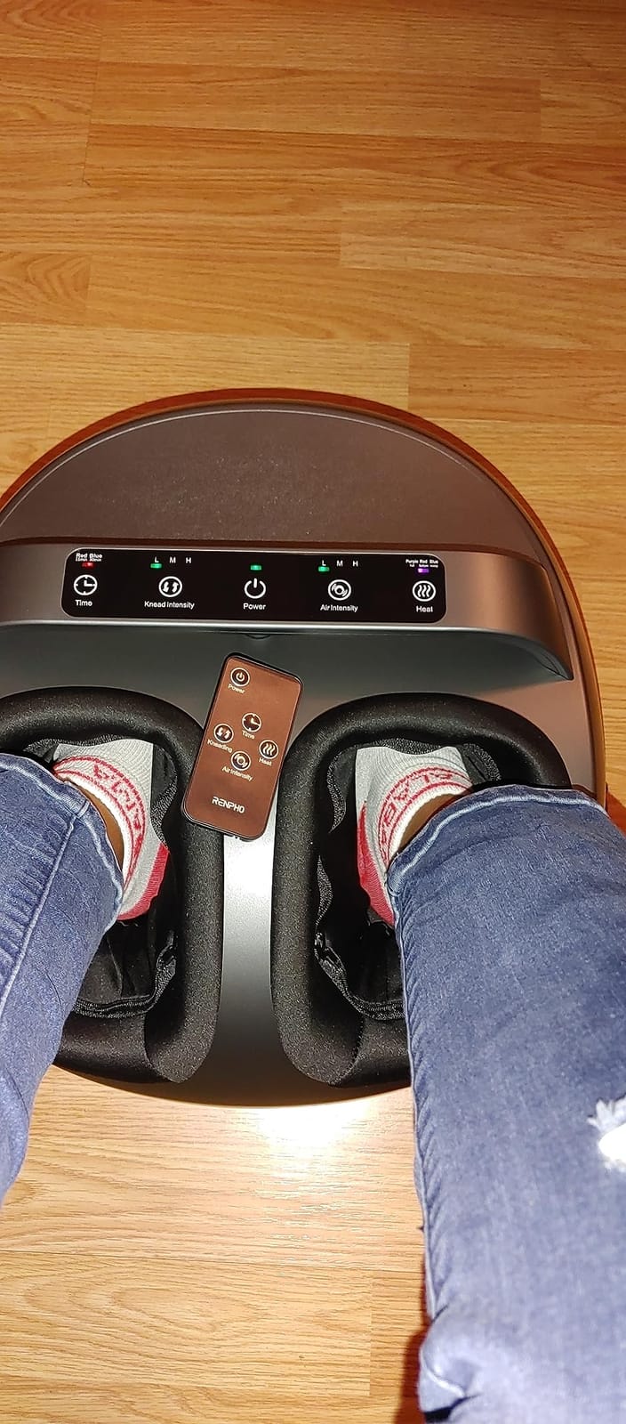 RENPHO 4-in-1 Customizable Electric Shiatsu FSA Foot Massager with Heat customer photo 2