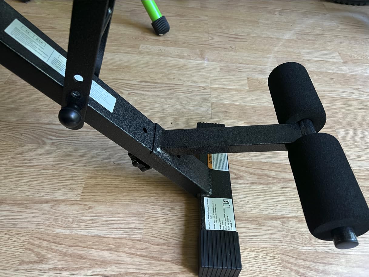 YOLEO Adjustable Weight Bench, ASTM-Certified 827LBS | 98% Pre-Assembled, 84-90 Positions Incline Decline Flat, Foldable Gym Bench with Wider Seat for Home Gym(L-XL) customer photo 1