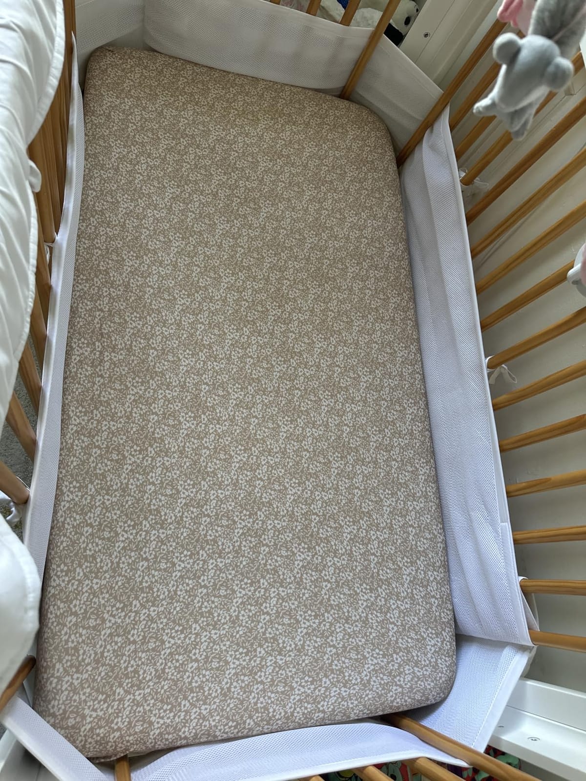 Sorrel + Fern Baby Crib Sheets Neutral, Fitted 2-Pack (Magic Forest) | Standard & Toddler Mattress, Girl & Boy, Buttery Soft, Organic Cotton, Nursery Bedding, Safe & Snug, Cozy customer photo 2