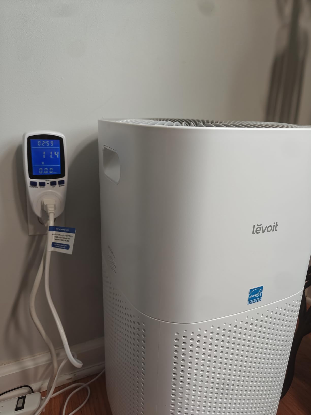 Levoit Smart Air Purifiers for Home Large Room up to 2933 Ft², Core 600S-P | HEPA Sleep Mode, Remote Control, by Alexa&APP, AHAM VERIFIDE, Energy efficient 3-in-1 Filter For Smoke, Pet Odor, Dust, White customer photo 2