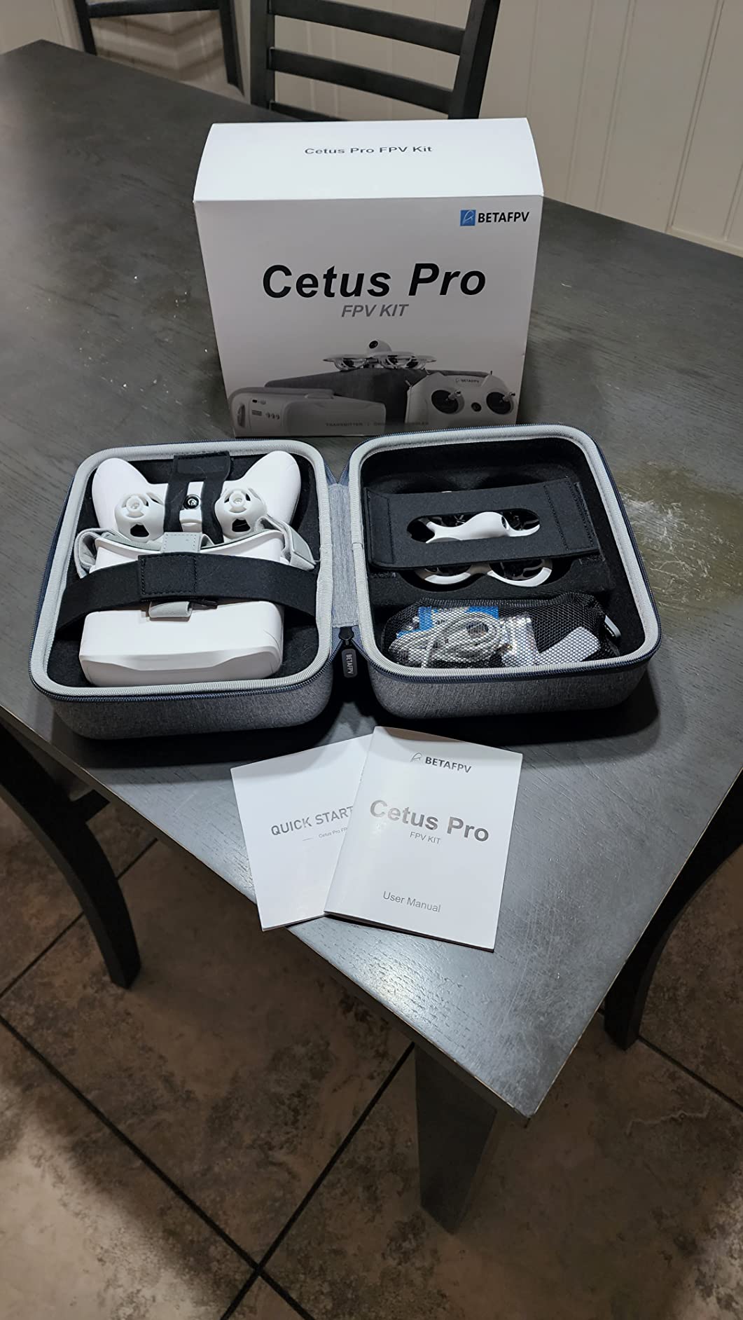 BETAFPV Cetus Pro FPV Kit, LiteRadio 2 SE Transmitter, VR02 FPV Goggles | Altitude Hold, Emergency Landing, Self Protection, Support FPV Simulator Practice for Beginners to Fly Faster Further-Mode 2 customer photo 2