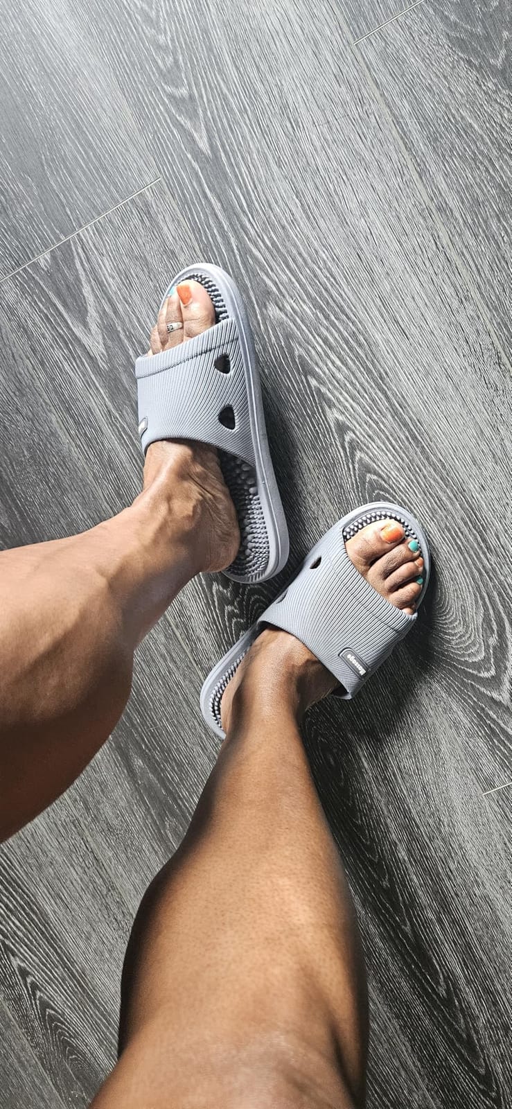 Acupressure Massage Slippers for Plantar Fasciitis for Women Acupuncture Slippers Arthritis Neuropathy Pain Relief Non-Slip Massage Sandals customer photo 2