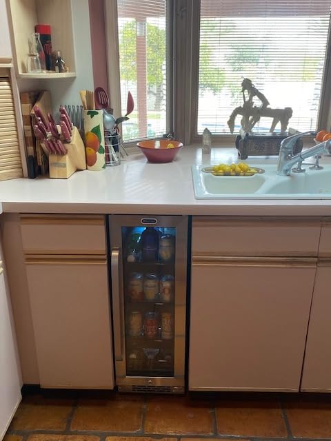 Whynter BBR-638SB Built-in Under Counter 12 inch Beverage Refrigerator and Cooler, Fridge with Glass Door, 2.0 Cubic Feet, Stainless, 75 Capacity customer photo 1