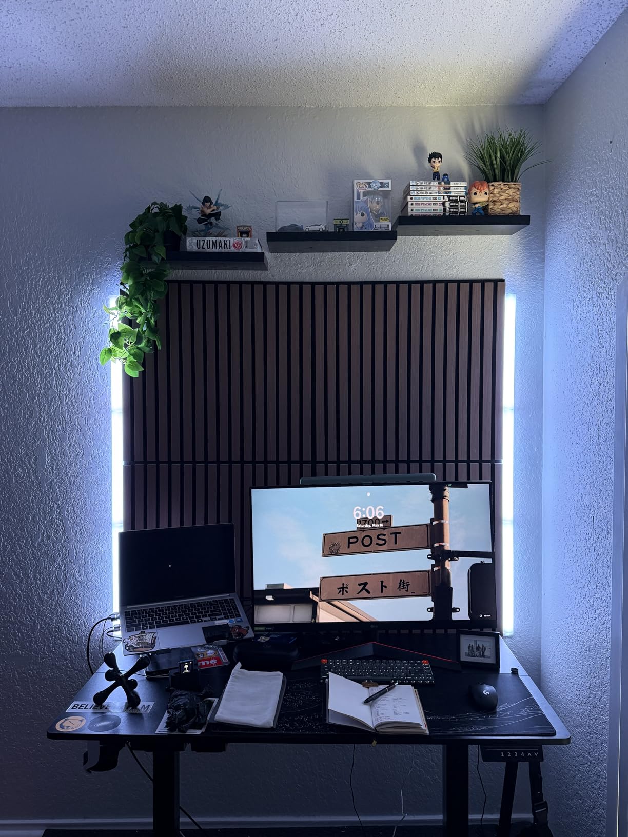 Govee Glide Wall Lights, Smart Gaming Light Bar, Works with SmartThings | RGBIC LED Wall Lamp for Bedroom, DIY, 6 Count Light Bar for Gaming Room(2 Panels Set and 3 Sections/Panel) customer photo 2
