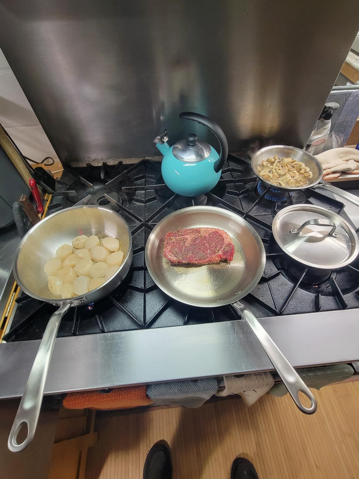 Made In Cookware - 10 Piece Stainless Steel Pot and Pan Set - 5 Ply Clad customer photo 1
