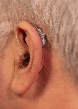 EarCentric EasyCharge Rechargeable Hearing Aids for Seniors and Adults, Pair with Desktop Charger and Portable Charging Case, Behind-the-Ear BTE OTC Hearing Aids with Noise Reduction, Beige customer photo 2