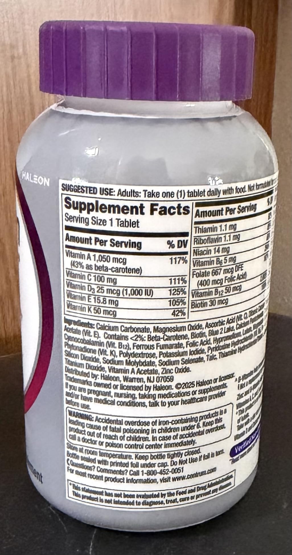 Centrum Silver Women's Multivitamin for Women 50 and Over, 200 Tablets customer photo 2