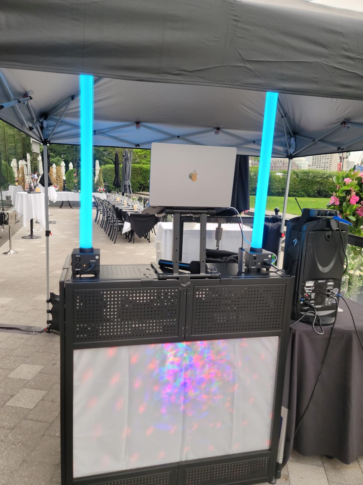 CROWN SHADES 10x10 Pop Up Canopy with 1 Side Wall, Beach Canopy Tent, White | One Push Setup Shelter, Outdoor Gazebo & Sun Shade for Events, Parties, Camping, 150D Silver-Coated Fabric, STO-N-Go Bag customer photo 1