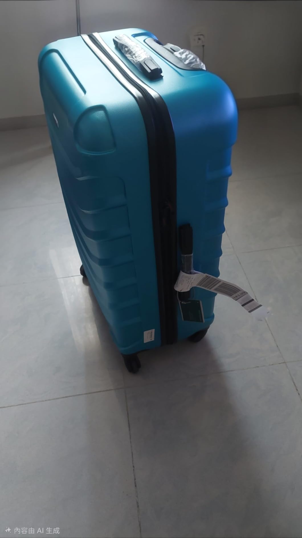 ENDURANCE Luggage with Spinner Wheels | Durable Lightweight Hardside Suitcase, Spacious Travel Bag with Handle and Trolley | 28-Inch Large Checked Luggage | Teal customer photo 1