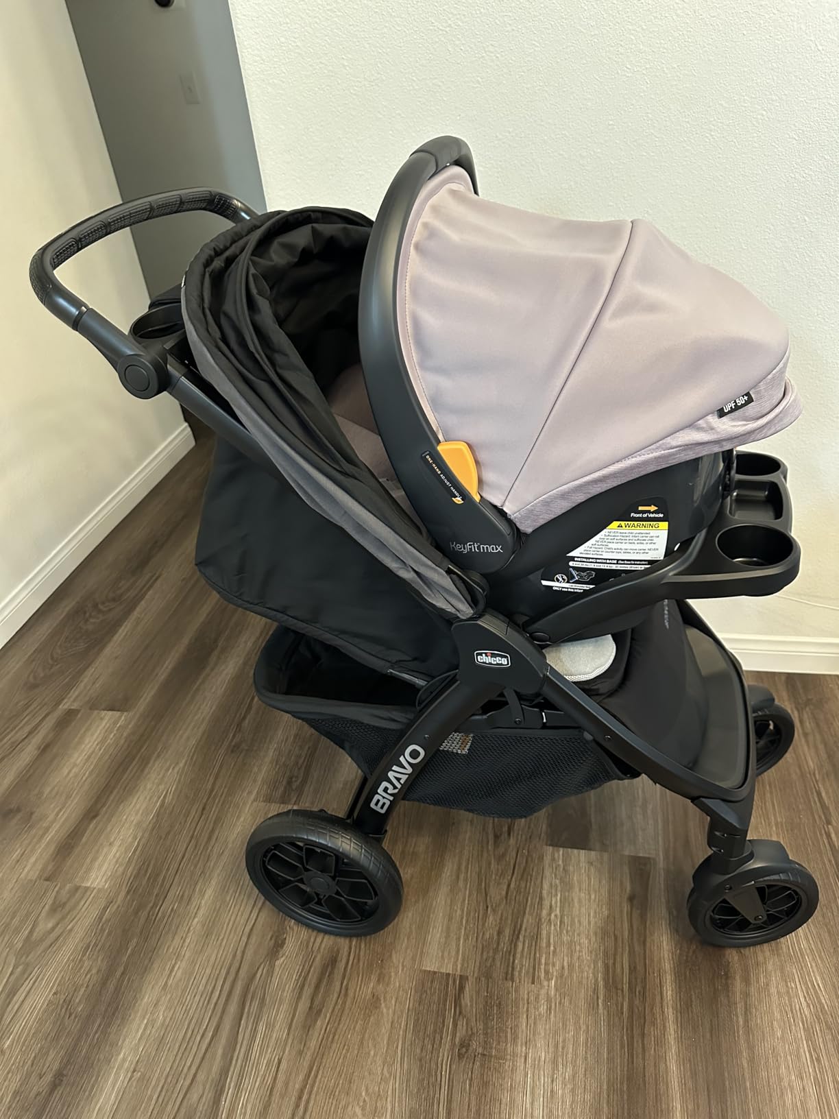 Chicco Bravo LE Stroller with Car Seat Compatibility, Compact Fold, Pewter/Grey customer photo 1