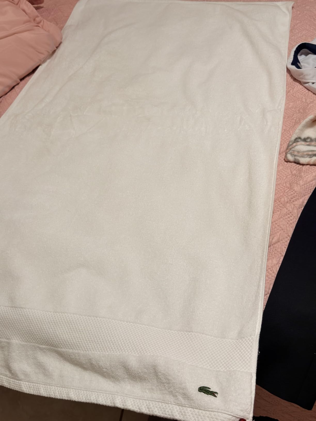 Lacoste Heritage 100% Supima Cotton Bath Towel 30