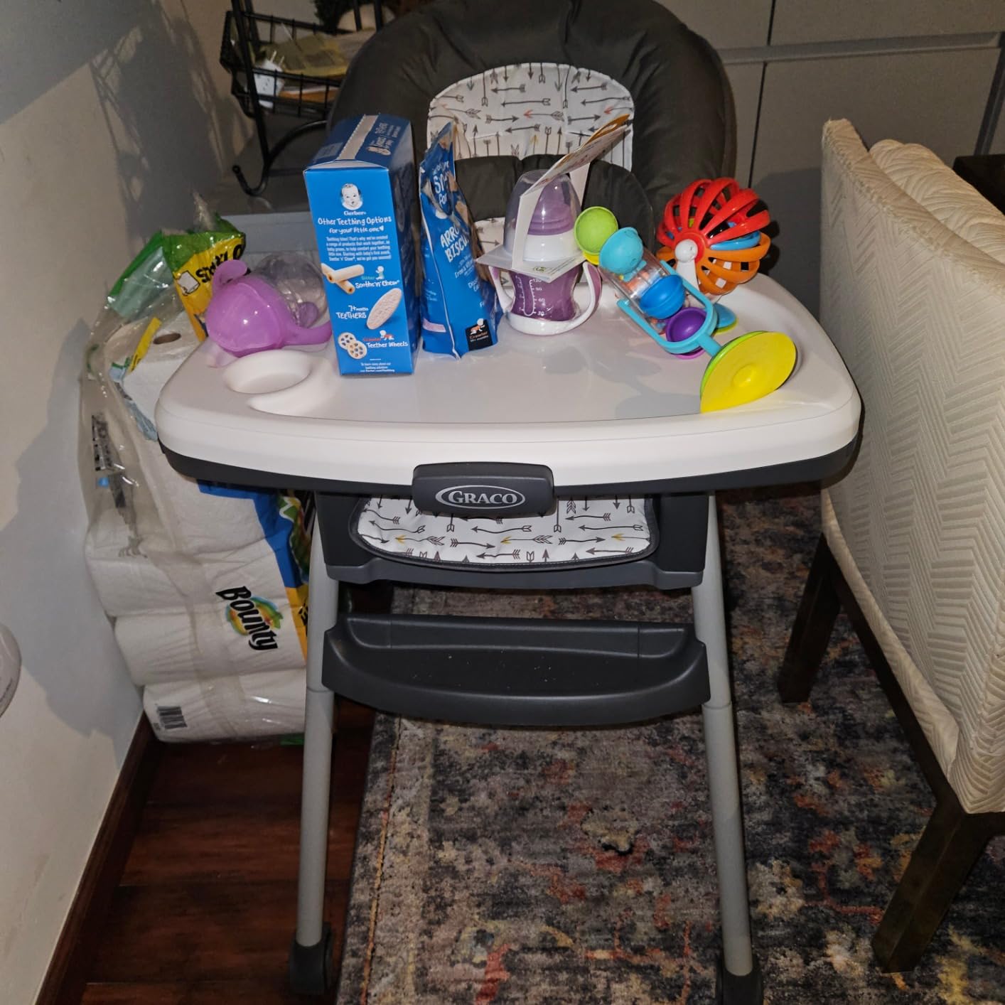 Graco Table2Table Premier Fold 7 in 1 Convertible High Chair | Converts to Dining Booster Seat Kids Table and More Maison customer photo 1