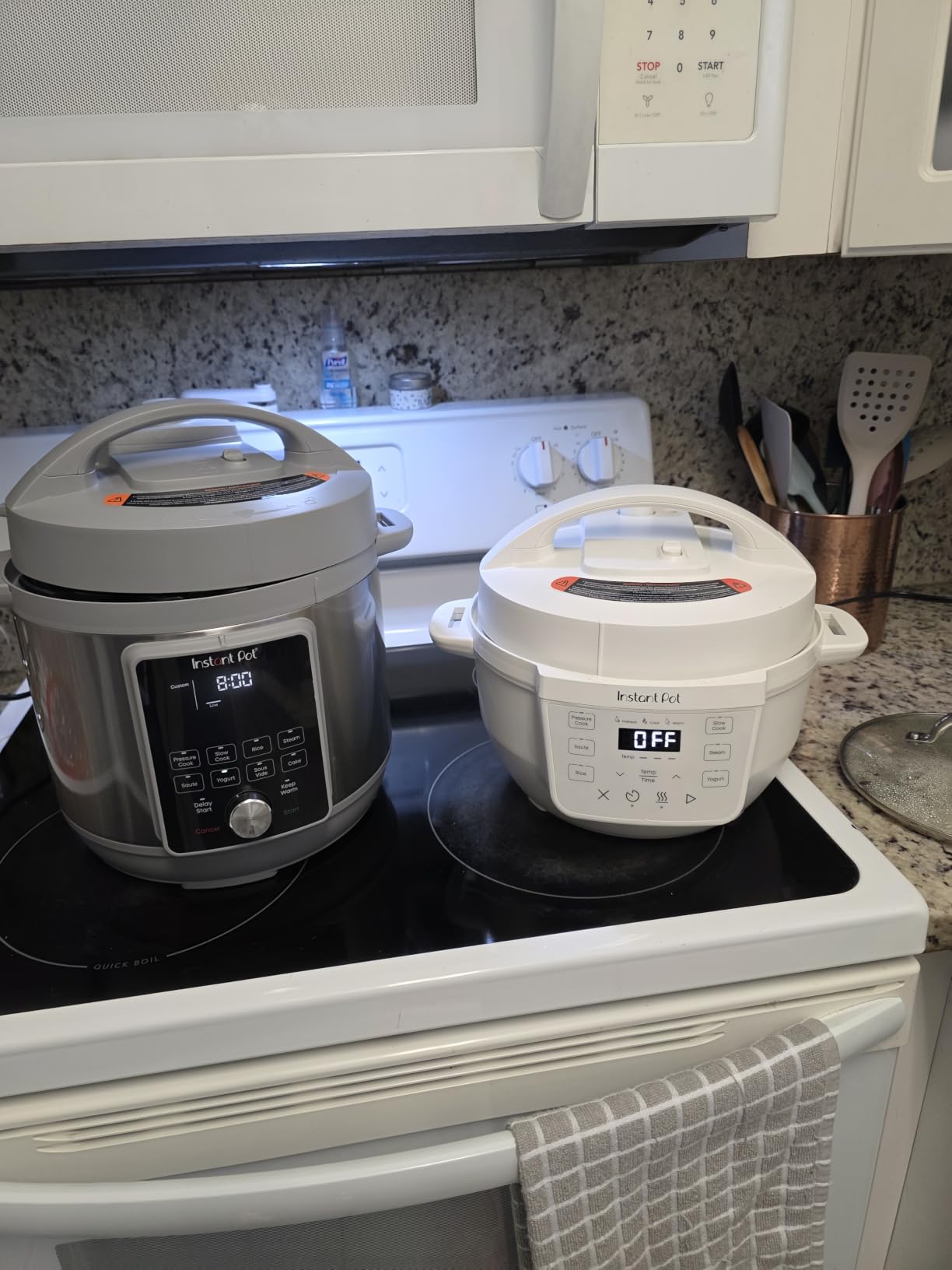 Instant Pot, 8-Quart Whisper Quiet 9-in-1 Electric Pressure Cooker, Slow Rice Cooker, Steamer, Saute, Yogurt Maker, Warmer & Sterilizer, App With Over 800 Recipes, Stainless Steel, Duo Plus customer photo 1