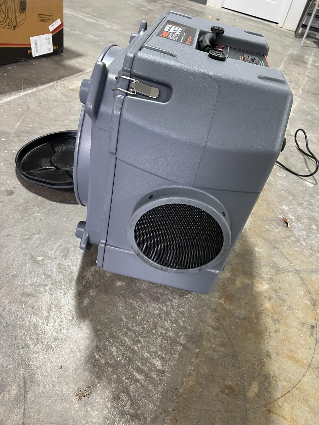 Abestorm Air Scrubber, Negative Air Machine with 3-Stage Filtration & 16 Inch Air Inlet for Home, Industrial and Commercial Air Purifier, MERV-10 & HEPA/Activated Carbon Filters, 550 CFM, Gray customer photo 2