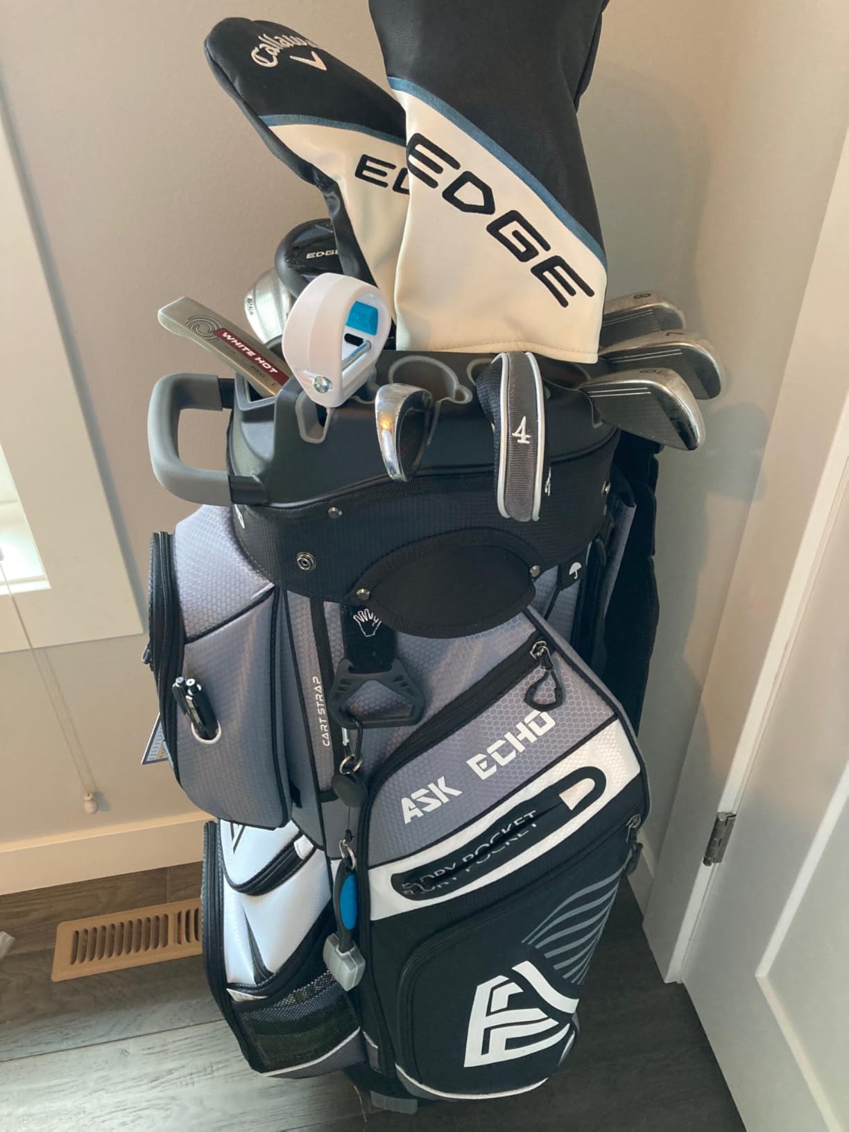 ASK ECHO T-Lock Golf Cart Bag, Quiet 14-Way Full-Length Divider customer photo 2