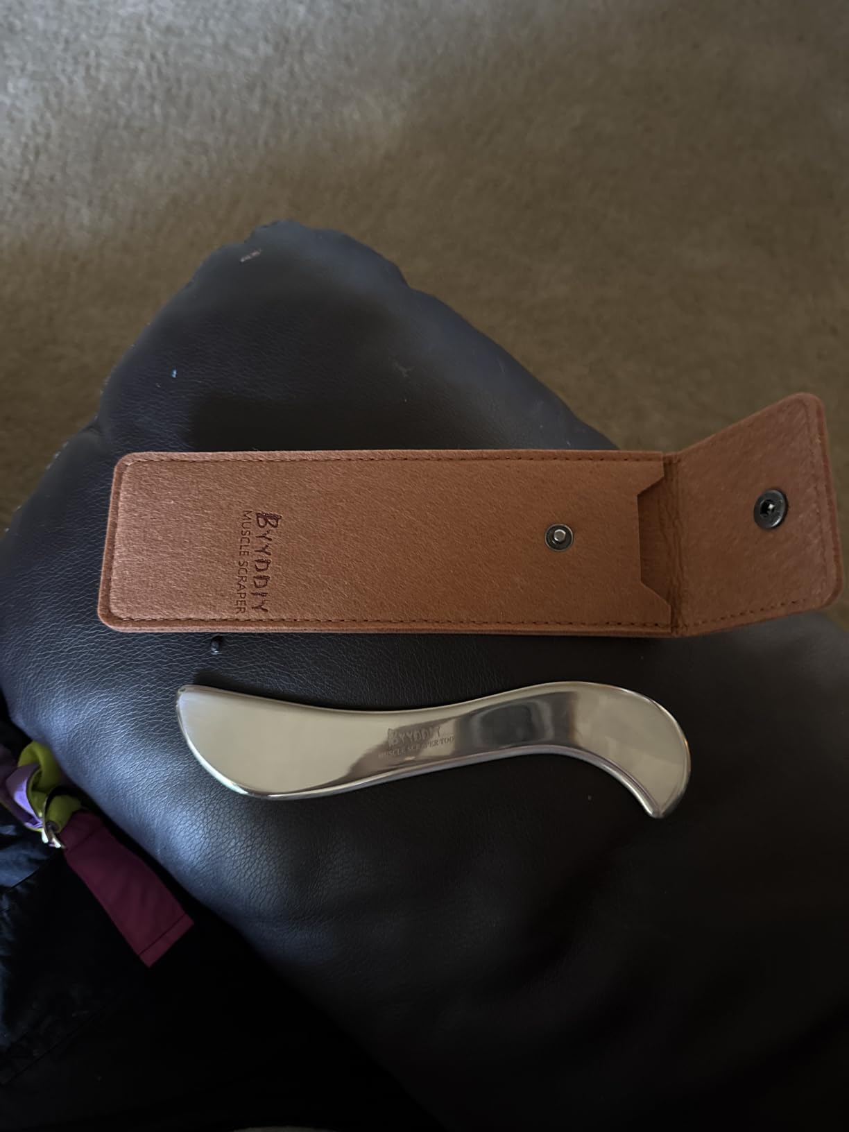 Non-Magnetic 304 Stainless Steel Gua Sha Muscle Scraper Tool for Scar Tissue,Muscle Scraping Tool for Massage Scraper,IASTM Tools for Physical Therapy, Soft Tissue Massage customer photo 2