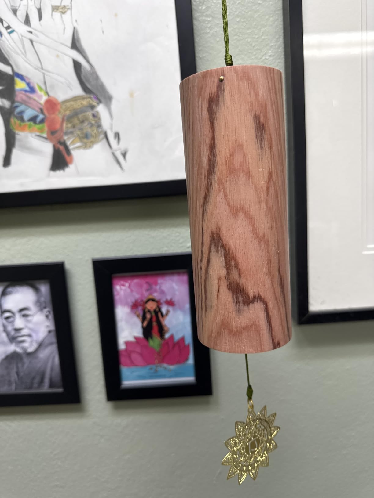 Chakra Chimes Natural Bamboo Wind Chimes Meditation Chord Windchime Wind Bell for Home Decoration Zen Mindfulness Sacral Chakra customer photo 1