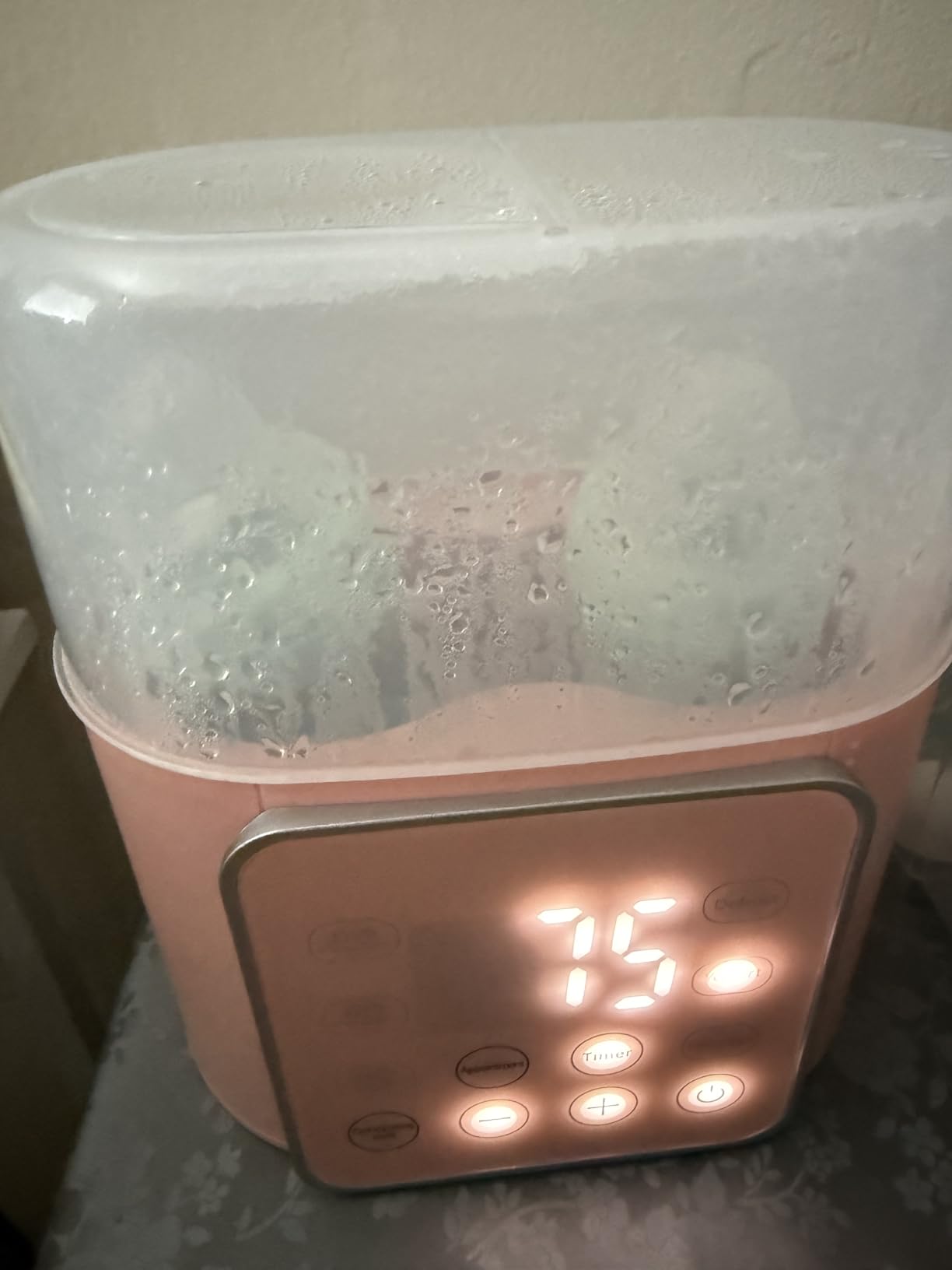 Baby Bottle Warmer 9-in-1 Multifunction Breast Milk Warmer, Fast Baby Food Heater and Defrost Warmer with Timer for Twins, LCD Display Accurate Temperature Adjustment, 24H Constant Mode customer photo 1