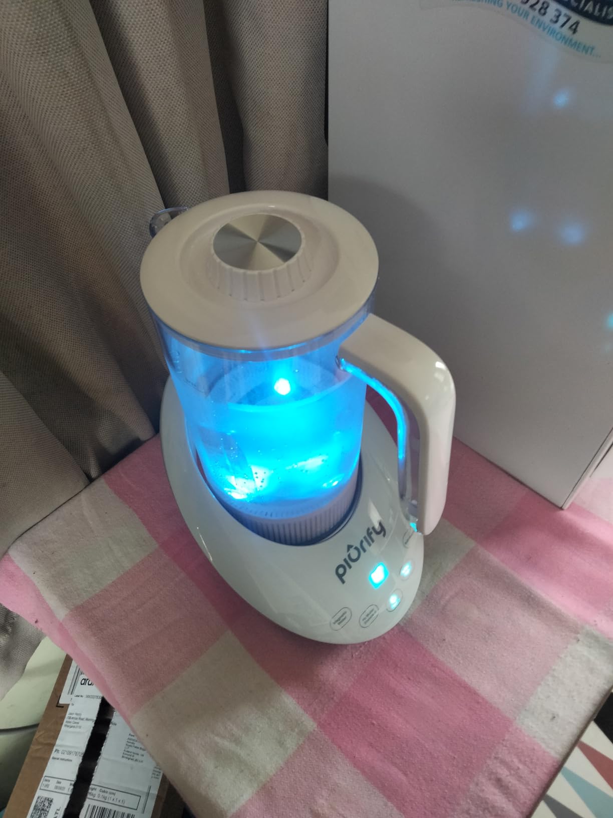 PIURIFY 3 in 1 Hydrogen Water Machine | BPA-Free Tritan | 50 OZ | Hydrogen Water Generator + Vortex Structured Water + Calcium Sulfite Filter customer photo 1