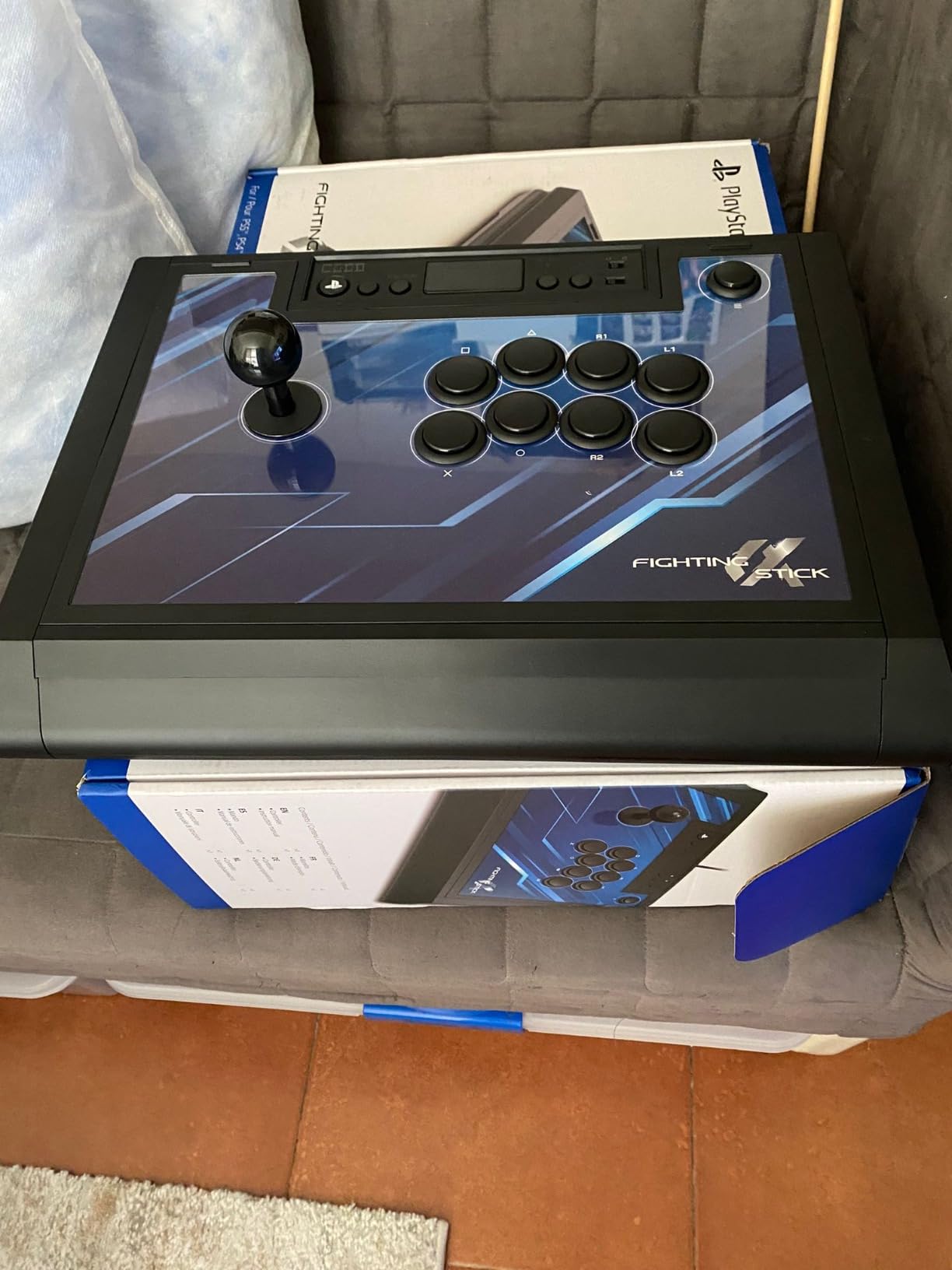 HORI PlayStation 5 Fighting Stick Alpha - Tournament Grade Fightstick for PS5, PS4, PC - Officially Licensed by Sony customer photo 1