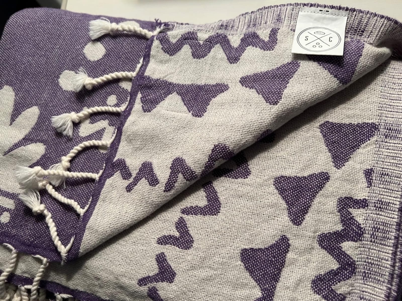 Sand Cloud Turkish Beach Towel - Quick Drying & Sand Resistant | 100% Organic Turkish Cotton - 36