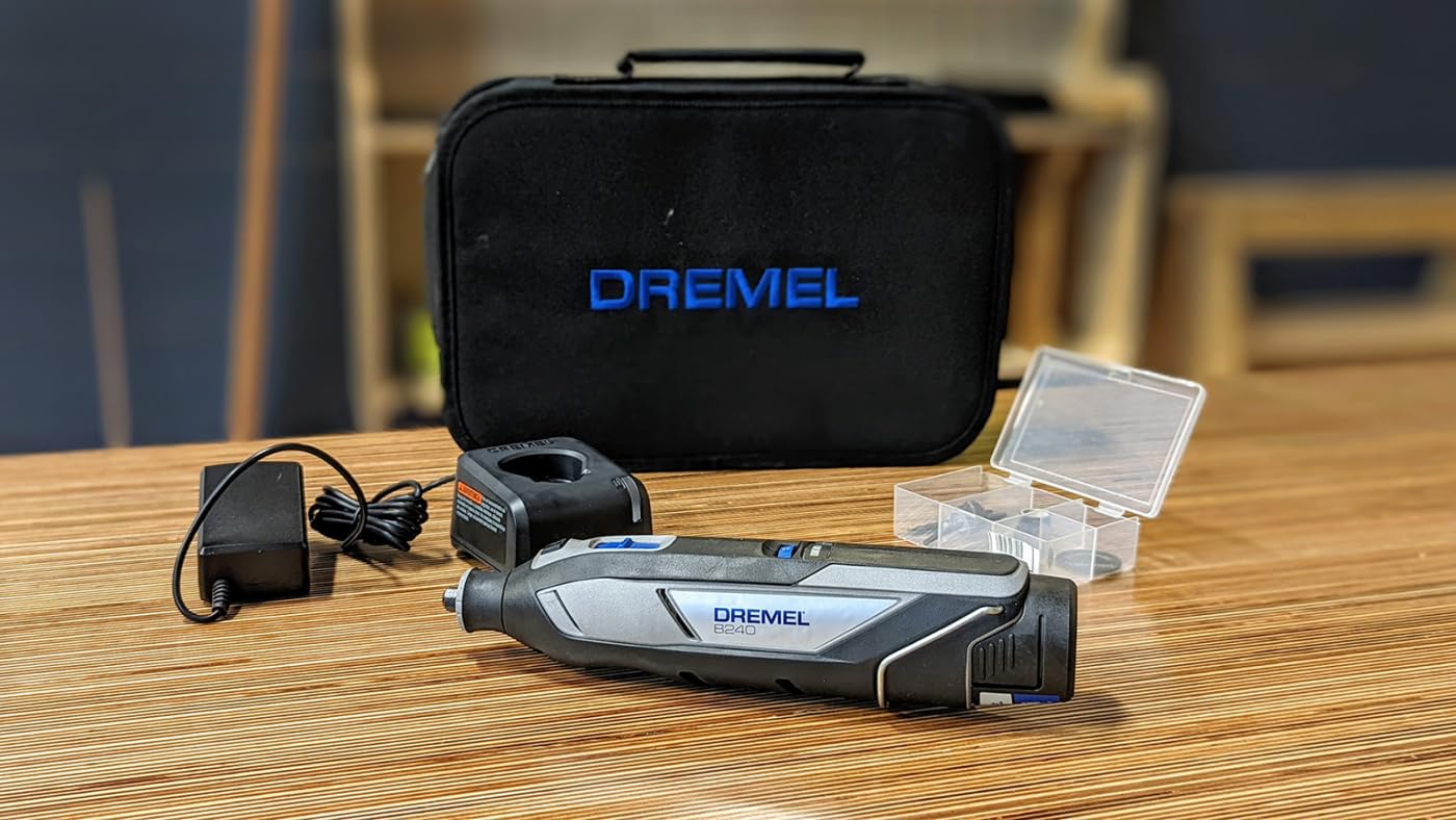 Dremel 8240-5 12V Cordless Rotary Tool Kit with Variable Speed and Comfort Grip - Includes 2AH Battery Pack, Charger, 5 Accessories customer photo 2