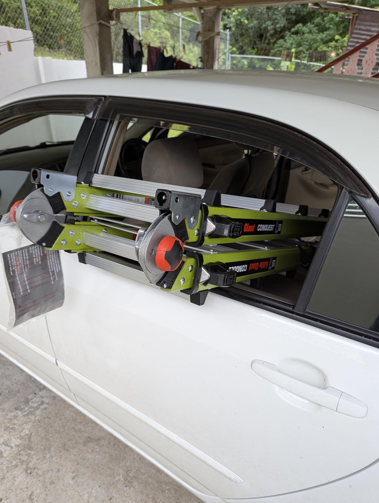 Little Giant Ladders Systems Conquest 2.0, M22, 22ft, Multi-Position Ladder, Fiberglass, Type 1A, 300 lbs Weight Rating, (17122-001), Green customer photo 1