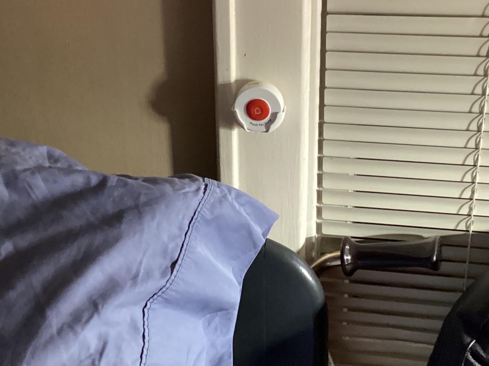 Caregiver Pager with 2 Wireless Call Buttons for Home Care | Portable battery-powered caregiver pager delivers reliable alerts when help is needed at home customer photo 2