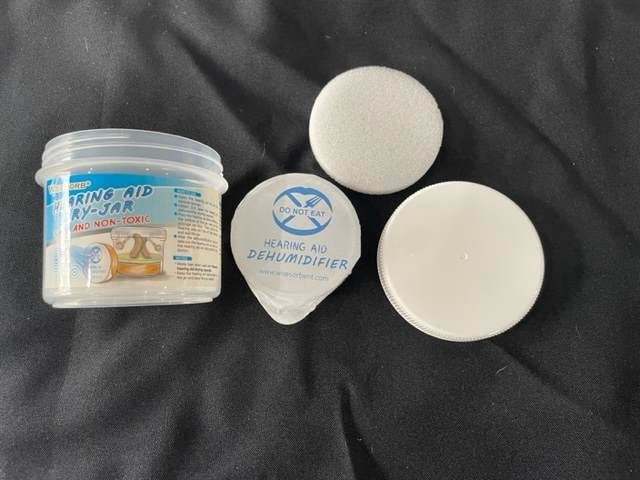 Wisesorb Hearing Aid Dryer, Hearing Aid Dehumidifier, Hearing Drying Jar and Dehumidifier Set (1 Container and 1pcs x 30g Capsules) customer photo 2