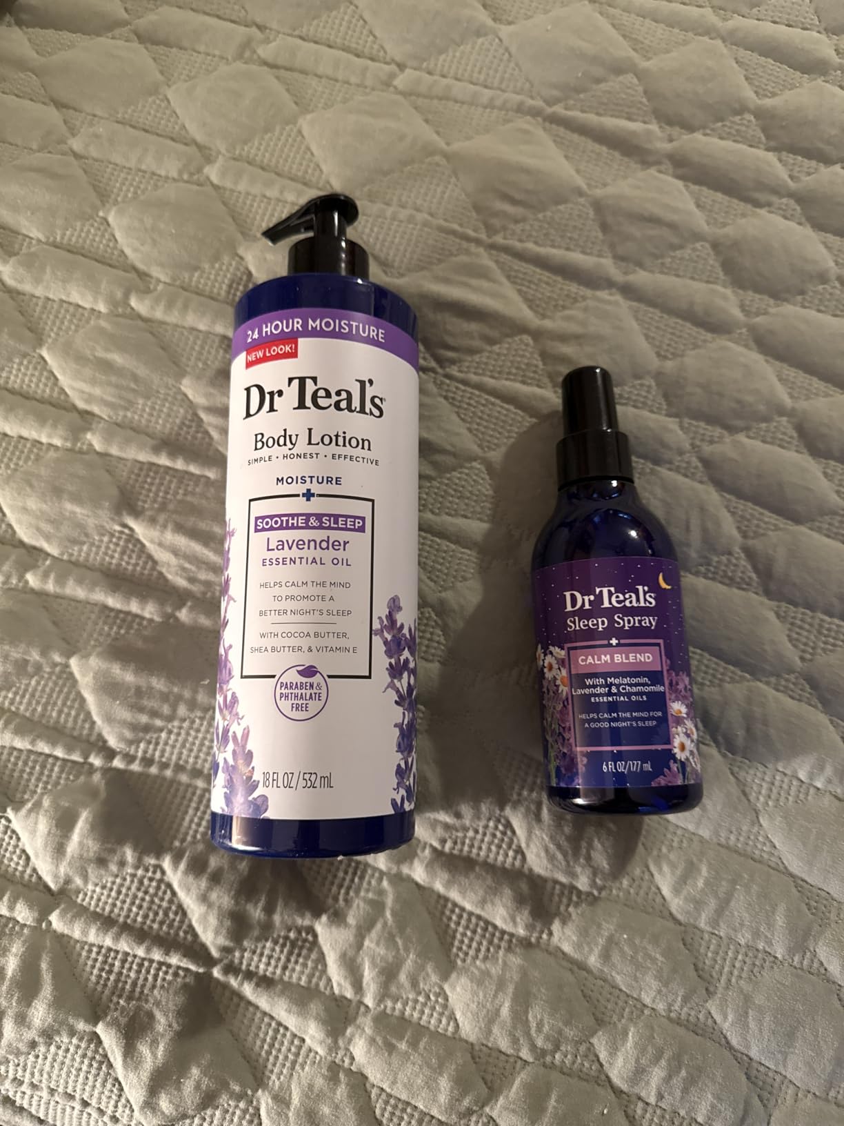 Dr Teal's Calm Blend Spray with Melatonin, Lavender & Chamomile Essential Oils, 6 fl oz (Pack of 3) customer photo 2