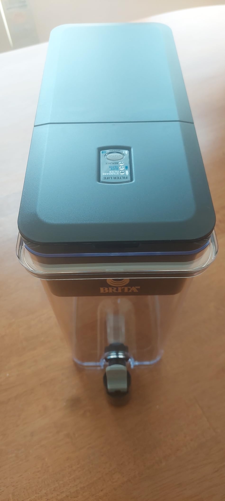 Brita Extra-Large 27-Cup Elite Water Filter Dispenser, WQA NSF/ANSI Certified, Reduces 99% of Lead, Microplastics, & 30 Contaminants, Removes Chlorine Taste & Odor, Black customer photo 2