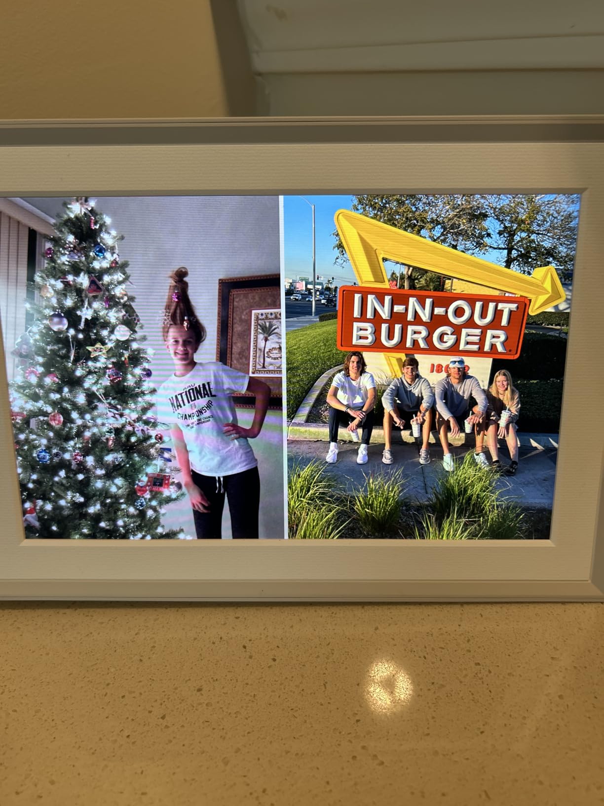 Aura HD Digital Picture Frame | Carver Mat: The Best Frame for Gifting | Wirecutter's best digital frame, no subscription, free unlimited photos and videos, 1-minute set up, gift-ready customer photo 2