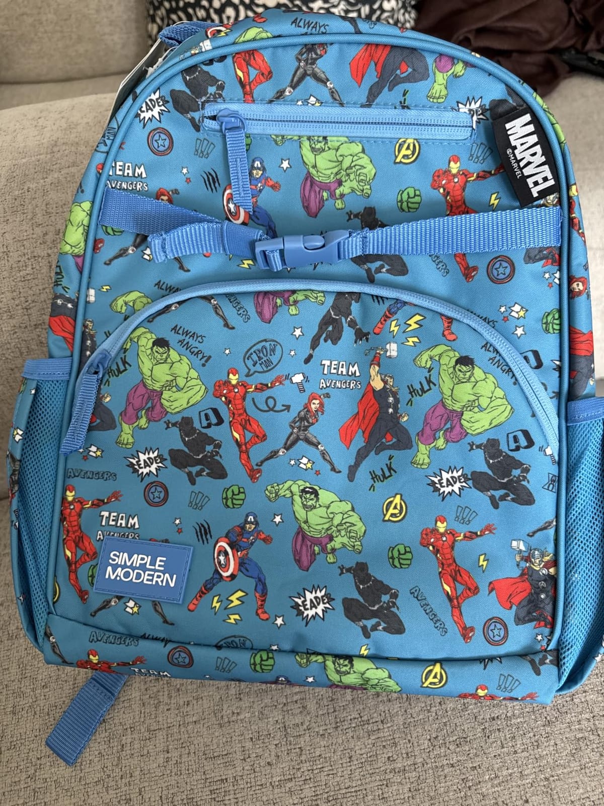 Simple Modern Disney Princess Kids Backpack for School, Girls, Boys | 12L | Fletcher Princess Rainbows Bookbag customer photo 2