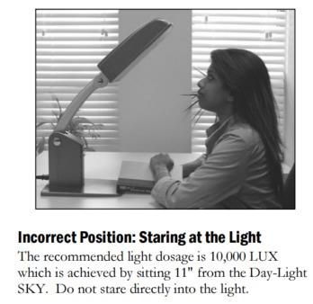 Carex Day-Light Sky Bright Sunlight Therapy Lamp, 10000 LUX Therapy Lamp at 12 Inches, LED Bright White Light with Adjustable Height and Brightness Levels for Mood, White customer photo 1