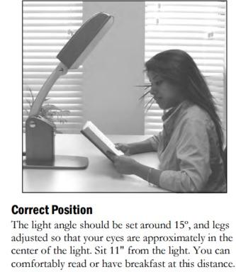 Carex Day-Light Sky Bright Sunlight Therapy Lamp, 10000 LUX Therapy Lamp at 12 Inches, LED Bright White Light with Adjustable Height and Brightness Levels for Mood, White customer photo 2