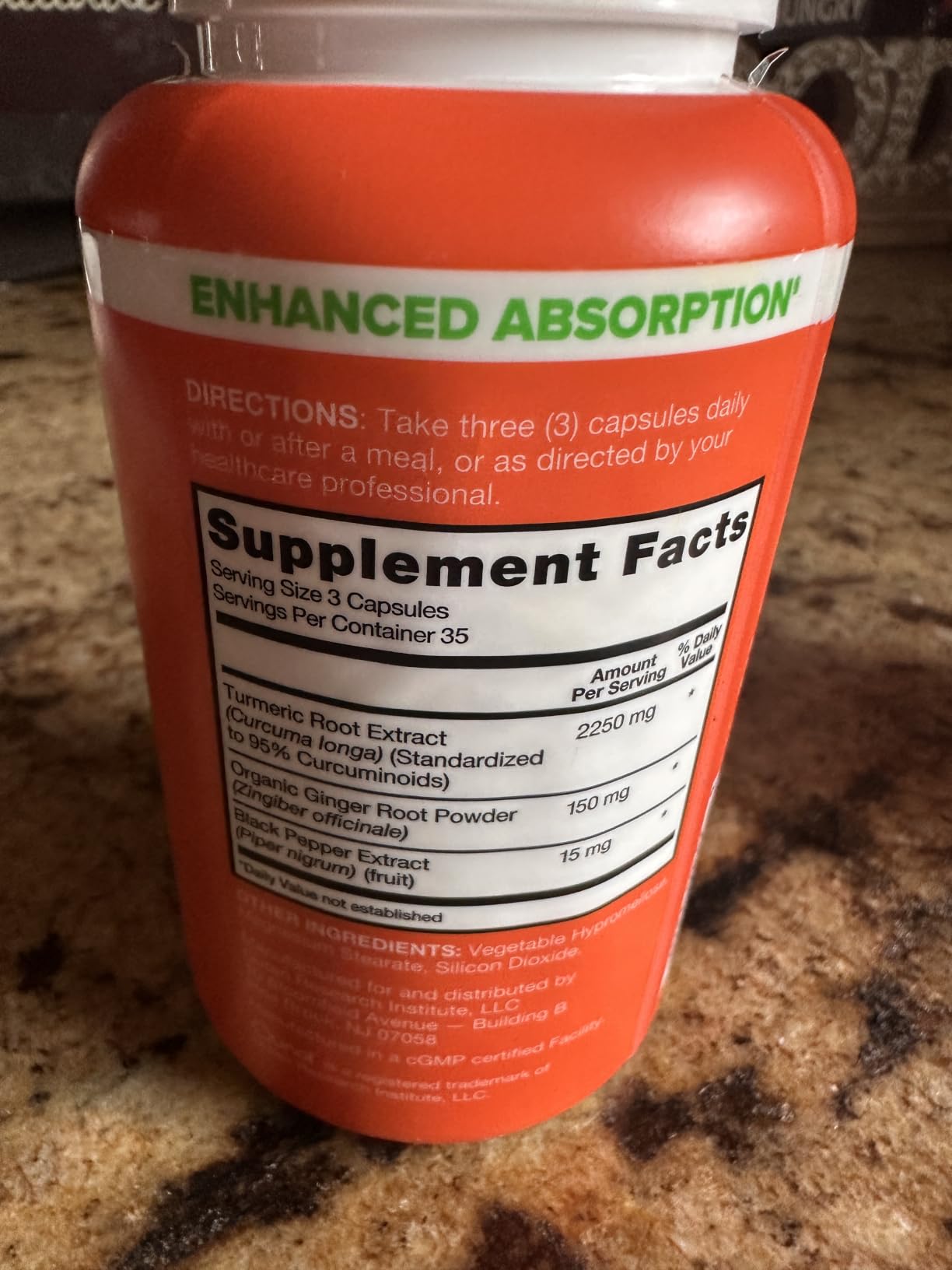 Turmeric Curcumin with Black Pepper & Ginger, 2400mg Turmeric Extract with 95% Curcuminoids, Extra Strength Supplement customer photo 1