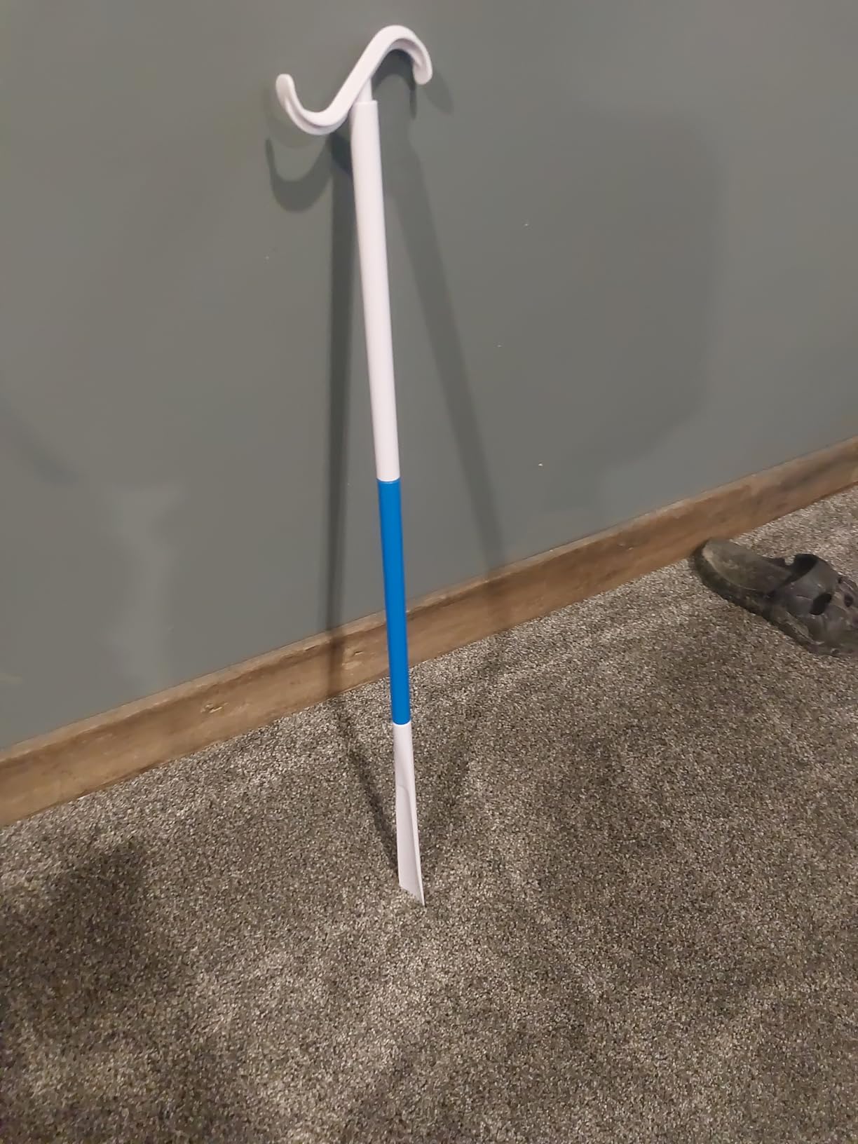 35.5 Inch Long Handled Shoe Horn, Dressing Stick, Sock Remover Aid Helper - Versatile, Adjustable Dressing Aid for Shoes, Socks, Shirts, Pants - Long Shoe Horn, Shoe Horn Long Handle for Seniors customer photo 2