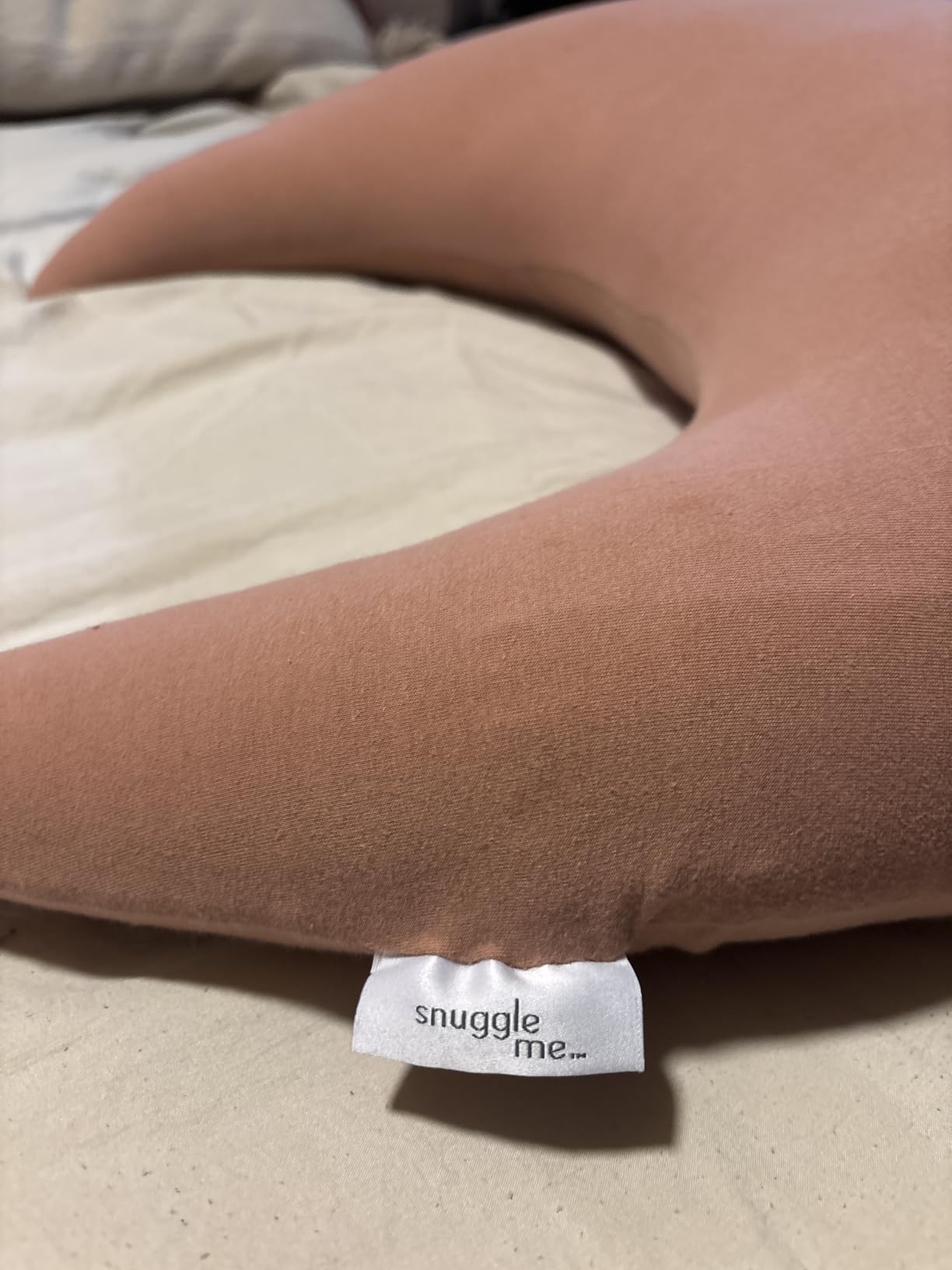 Snuggle Me Organic Nursing Pillow Cover, 100% Organic Cotton - Slate | Machine Washable Breastfeeding Support Cover, Slipcover for Baby Girls Boys Newborn customer photo 1