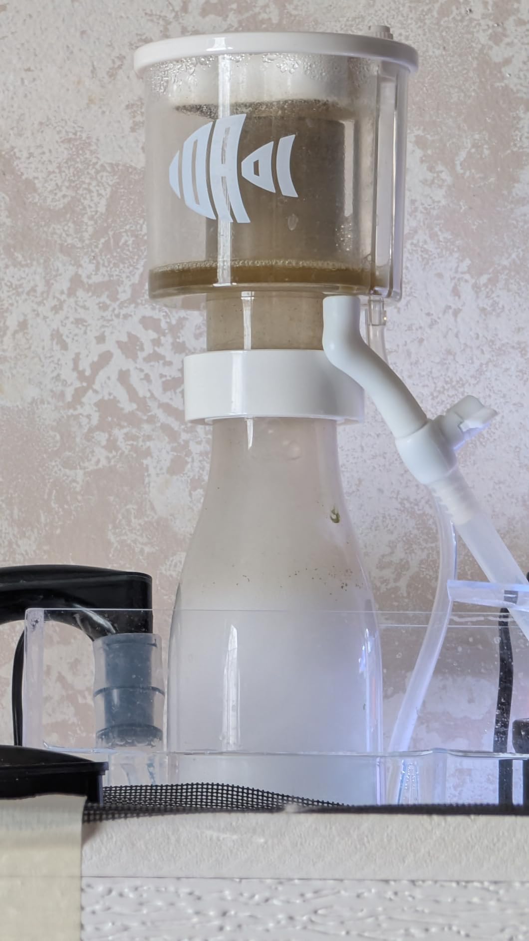 IOAOI Protein Skimmers for Saltwater Aquariums, Hang On Protein Skimmer for Fish Tanks up to 80 Gallons, DC Pinwheel Pump with Controller customer photo 2