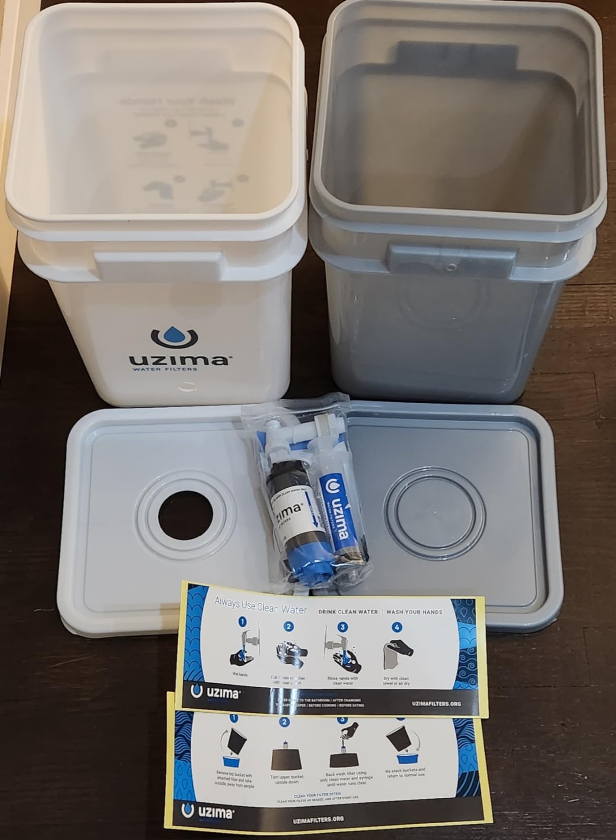 Uzima UZ-2 Camping Water Filter and Drinking Water Filter System, Portable Survival Camping Essentials, Backpacking Purification Gear for Glamping, Hiking, Hunting and Military Gear customer photo 1
