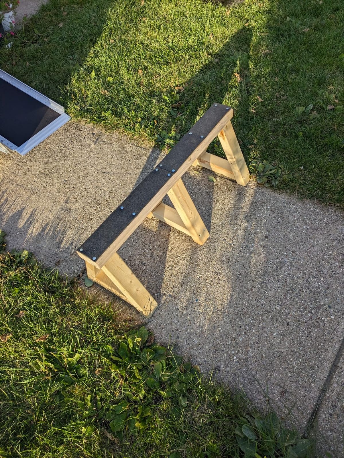 8FT Wheelchair Ramp with Support Legs, Portable Ramps for Home Steps | 800lbs Load-Bearing, Non-Slip, Aluminum, Foldable, Tool-Free Assembly, Easy to store and carry, for Scooters, Stairs, Entry customer photo 2